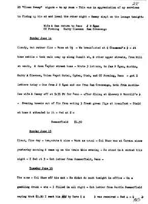 Diary 59 - 4: June, 1885- preliminary transcript