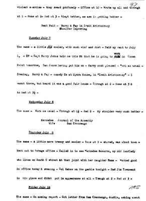 Diary 59 - 5: July, 1885 - preliminary transcript
