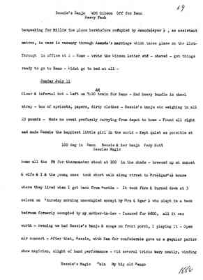 Diary 60-7: July, 1886 - preliminary transcript