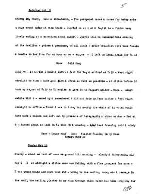 Diary 61-1: October, 1886 - preliminary transcript