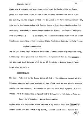 Diary 62-2: May, 1887 - preliminary transcript