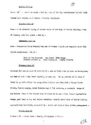 Diary 68-09: September, 1892 - preliminary transcript