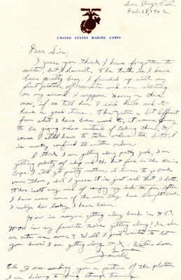 Letter from Jewell H. Spears to Eva S. Moorefield, Feb. 17, 1942