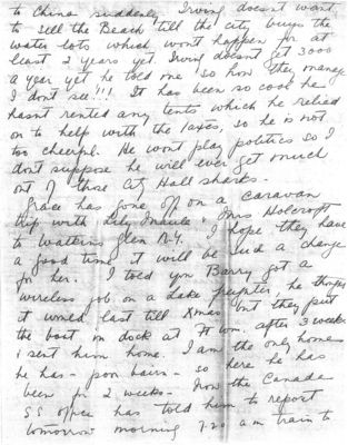 Correspondence, 1927. June-December