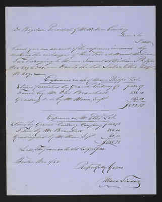 1855-12-03 Trustee Committee on Grounds: Phipps and Ellis Lots, 1831.033.003-011 - p1