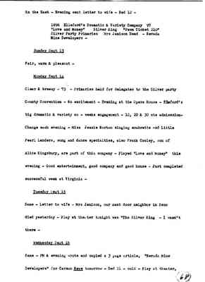 Diary 72-09: September, 1896 - preliminary transcript