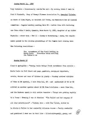 Diary 73-03: March, 1897 - preliminary transcript
