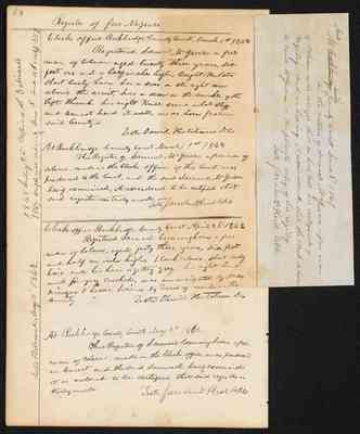 Rockbridge County "Register of Free Negroes", 1831-1860