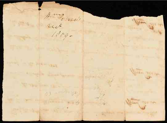 folder 186: May–August 1809