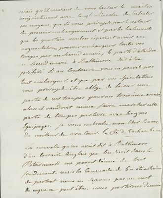 No. 94: Lettre Rochambeau chez Washington + Itinéraire - 1781/09/11