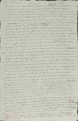 No. 164: Brouillon lettre B de V au duc de Coigny - 1781/02