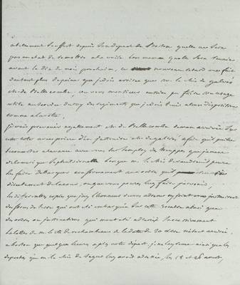 No. 156: Brouillon lettre B de V au Mis de Bouillé, gouverneur général des Iles sous le vent - 1783/02/13