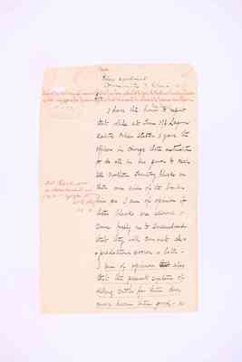 QSA86495 1899 Letter from James Lamond to Commissioner of Police 7 February, Correspondence and Reports, Distribution of Rations to Aboriginals, Letter no 99/2921, DR111089
