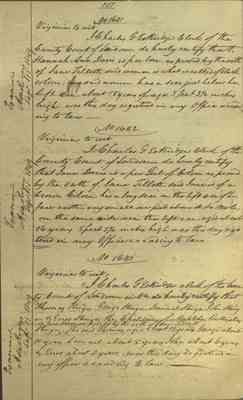Loudoun Co. "Register of Free Negroes", 1844-1861