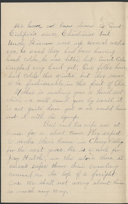 Ida Rice letter to Cordelia Davis 1 Apr 1891