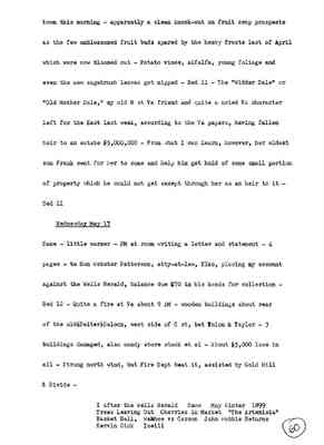 Diary 75-05: May, 1899 - preliminary transcript