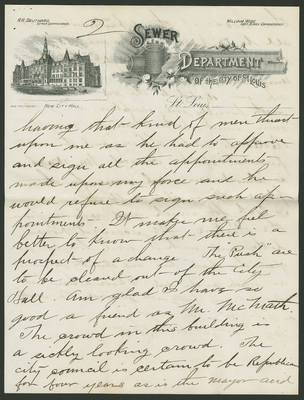 Branch Colby letter to Celestia Colby 6 Apr 1893