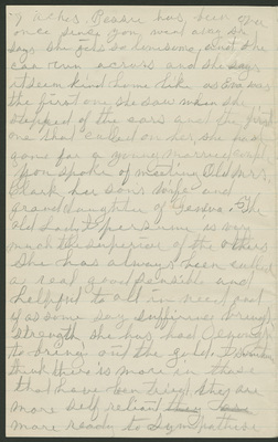Cordelia Davis letter to Celestia Colby 27 Sep 1892