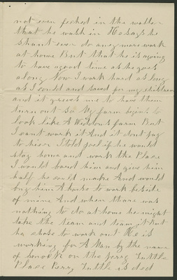 John Rice letter to Celestia Colby 13 Apr 1892