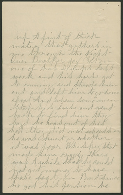 John Rice letter to Celestia Colby 3 May 1891