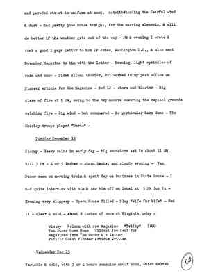 Diary 75-12: December, 1899 - preliminary transcript