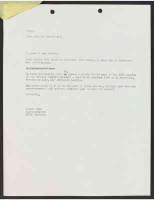 To Julian Bond from John Guyton, 15 Mar 1968, with Bond's draft response