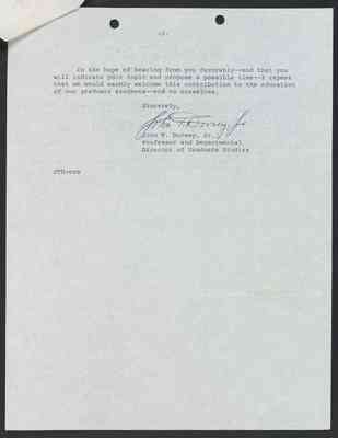 To Julian Bond from John Dorsey, Jr., 22 Mar 1968, with Bond's draft response