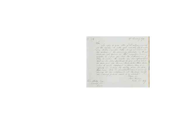QSA861631 1879 Letter from Colonial Secretary to John Atherton 17 January, General Letterbook, Colonial Secretarys Office, DR92200