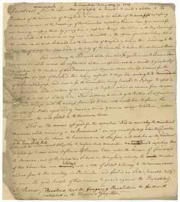 Resolution instructing the Committee of Safety to write a letter to the President of the Convention of Maryland regarding Governor Eden, 1776 May 31.