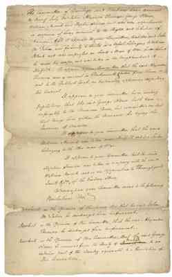 Report of Committee of Privileges and Elections regarding John McIntire, Alexander Thompson, George Older, William Ancock, and Stephen Sampson, 1776 June 7.