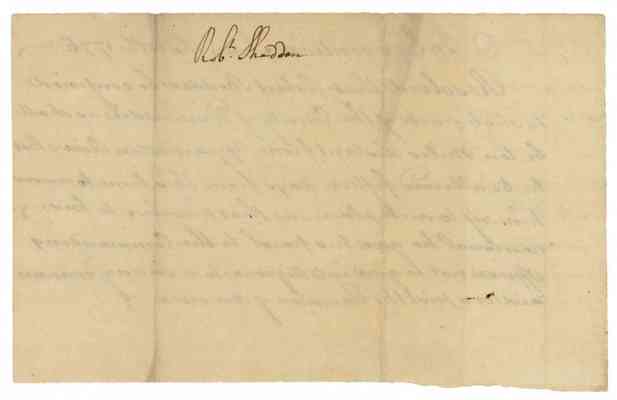 Report of the Committee of Privileges and Elections regarding Robert Shedden, 1776 June 10.