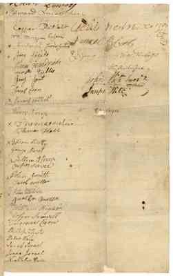 Petition of Berkeley County Citizens, 1775 July 21.