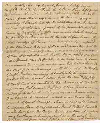 Letter of William Woodford, 1775 Nov. 26.