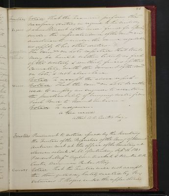 1835 Trustees Meeting Minutes, Volume 1, 1831.005.001