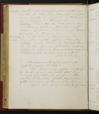 Trustees Records, Vol. 1, 1835 (page 113)