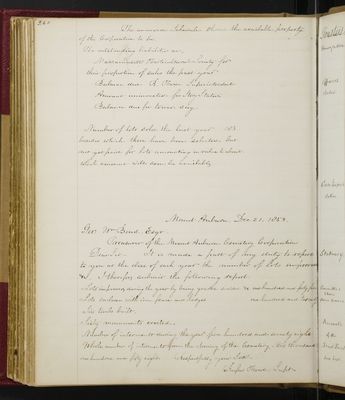 Trustees Records, Vol. 1, 1835 (page 260)