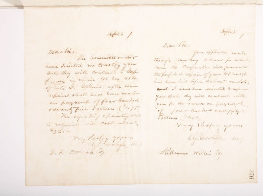 Copying Book: Secretary's Letters, 1860 (page 376)