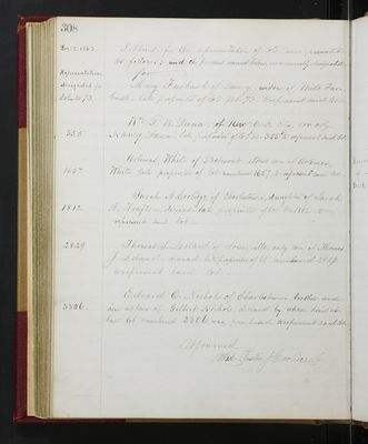 Trustees Records, Vol. 3, 1859 (page 308)