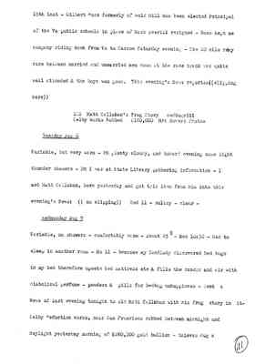 Diary 77-08: August, 1901 - preliminary transcript