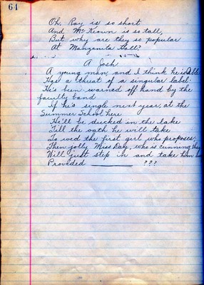 Summer School Diary, part 1G - 1912