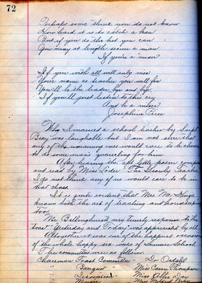 Summer School Diary, part 1H - 1912