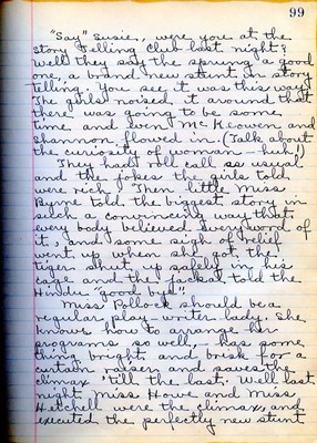 Summer School Diary, part 2C - 1913