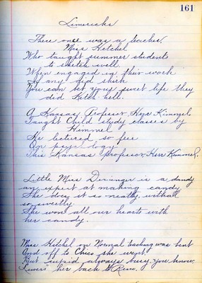 Summer School Diary, part 3E - 1914