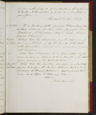 Records of Committees, Volume 1, 1831 (page 017)