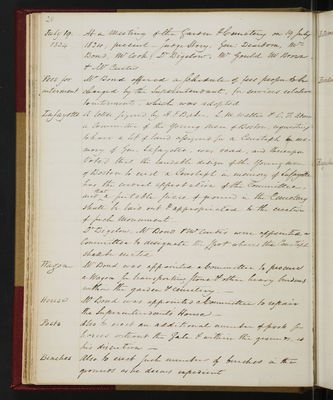 Records of Committees, Volume 1, 1831 (page 020)