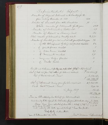 Trustees Records, Vol. 2, 1854 (page 279)