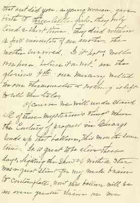 Letter from Cynthia Ruth to Mary Daggett Lake: July 5, 1933