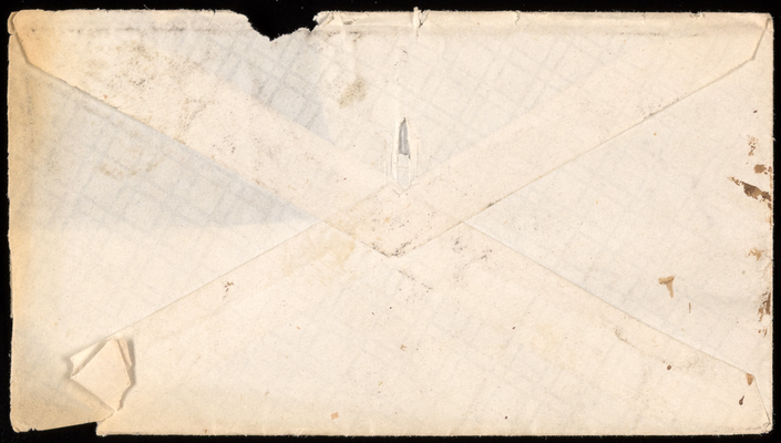 June 9, 1865 envelope (back)