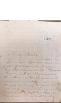 Polk Family Papers Box 9 Document  34