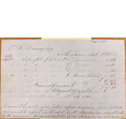 Charles Barney Papers Box 1 Document  105